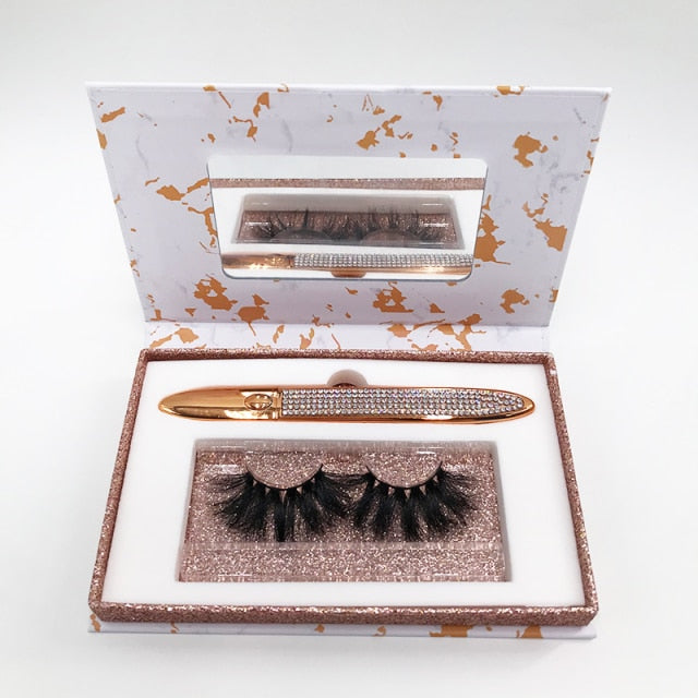 Marble Eyelash Book