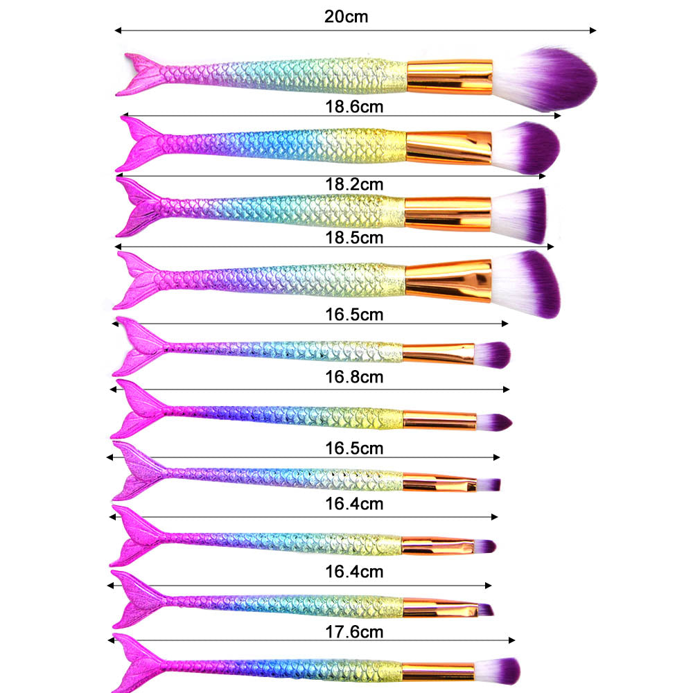 Mermaid Brush Set