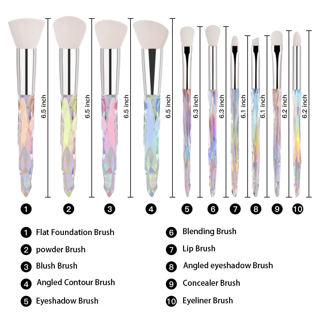 Crystal Wand Brush set